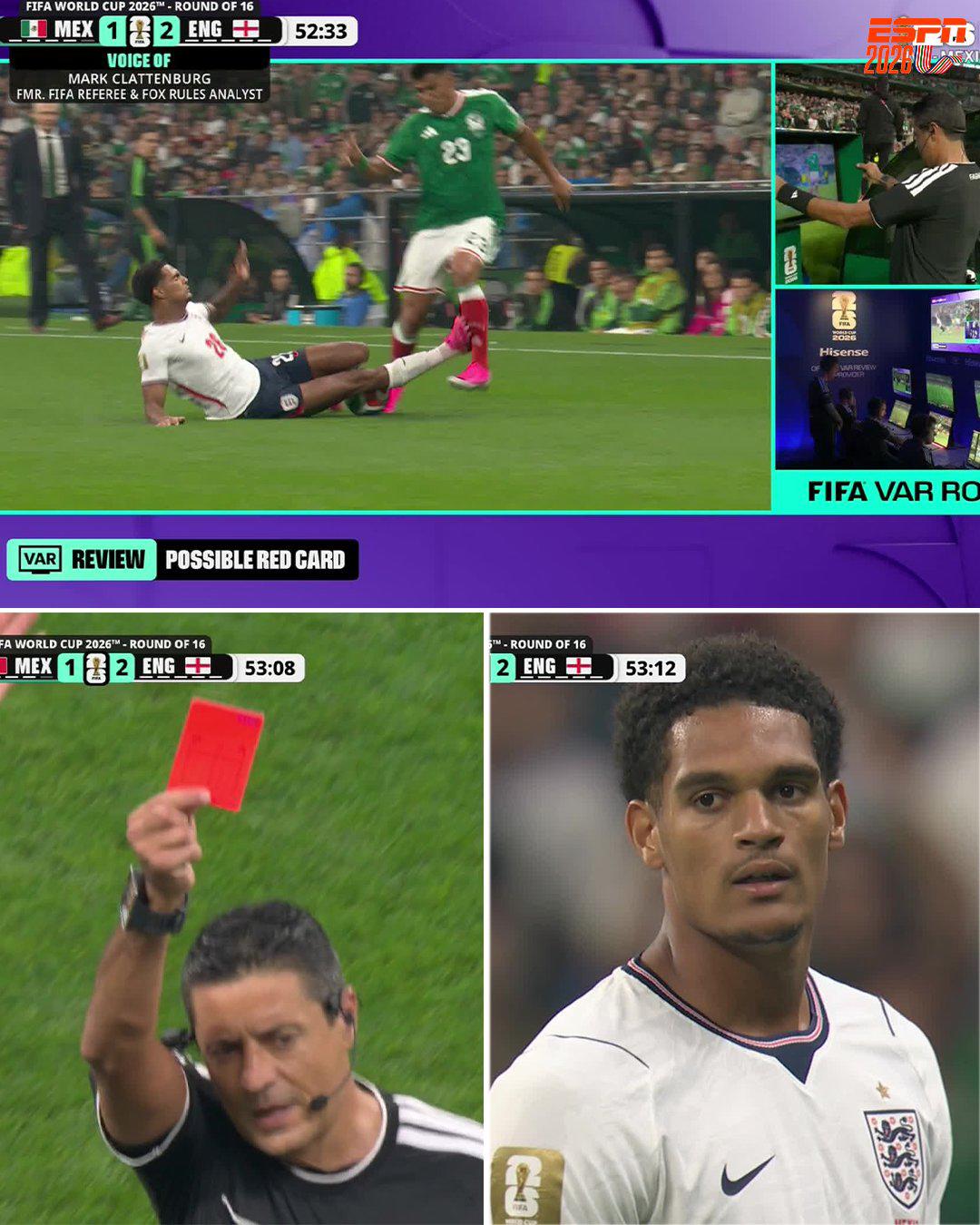 México se quiebra tras eliminación, llanto de Ochoa y 'Aztecazo' de Inglaterra