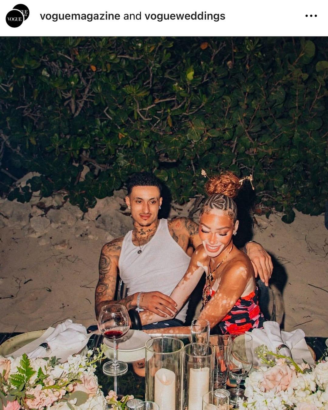 Winnie Harlow se compromete con el jugador de la NBA Kyle Kuzma