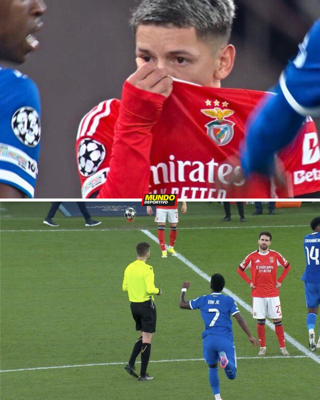 Escándalo con Vinicius en Benfica-Real Madrid, cruce de Mbappé y expulsan a Mou