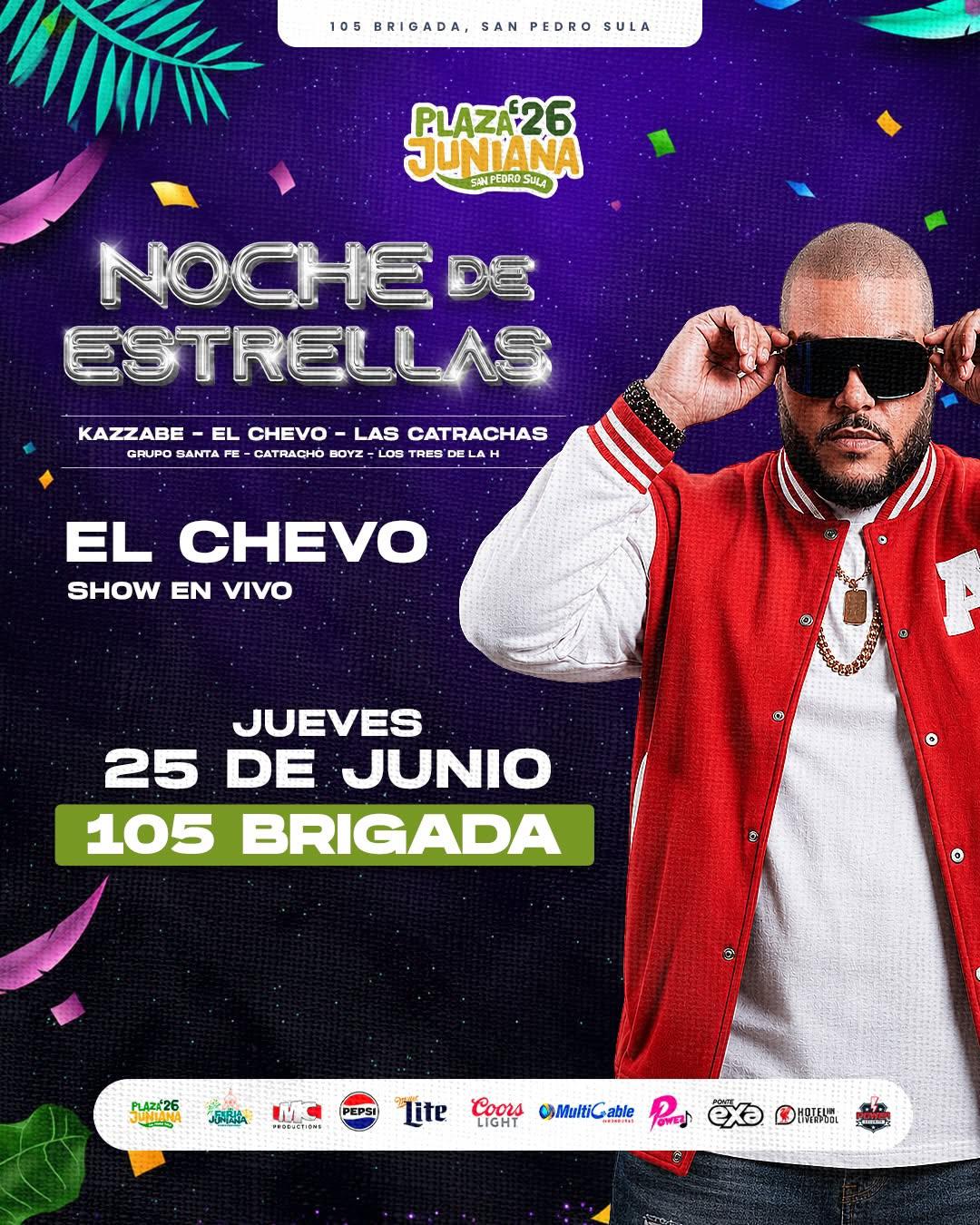 Disfrute de una inolvidable Noche de estrellas en la Plaza Juniana