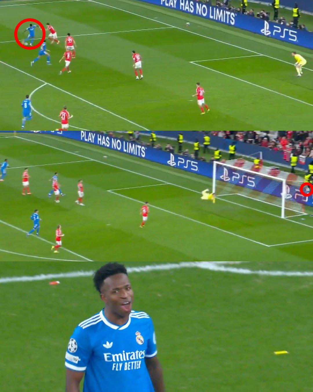 Escándalo con Vinicius en Benfica-Real Madrid, cruce de Mbappé y expulsan a Mou