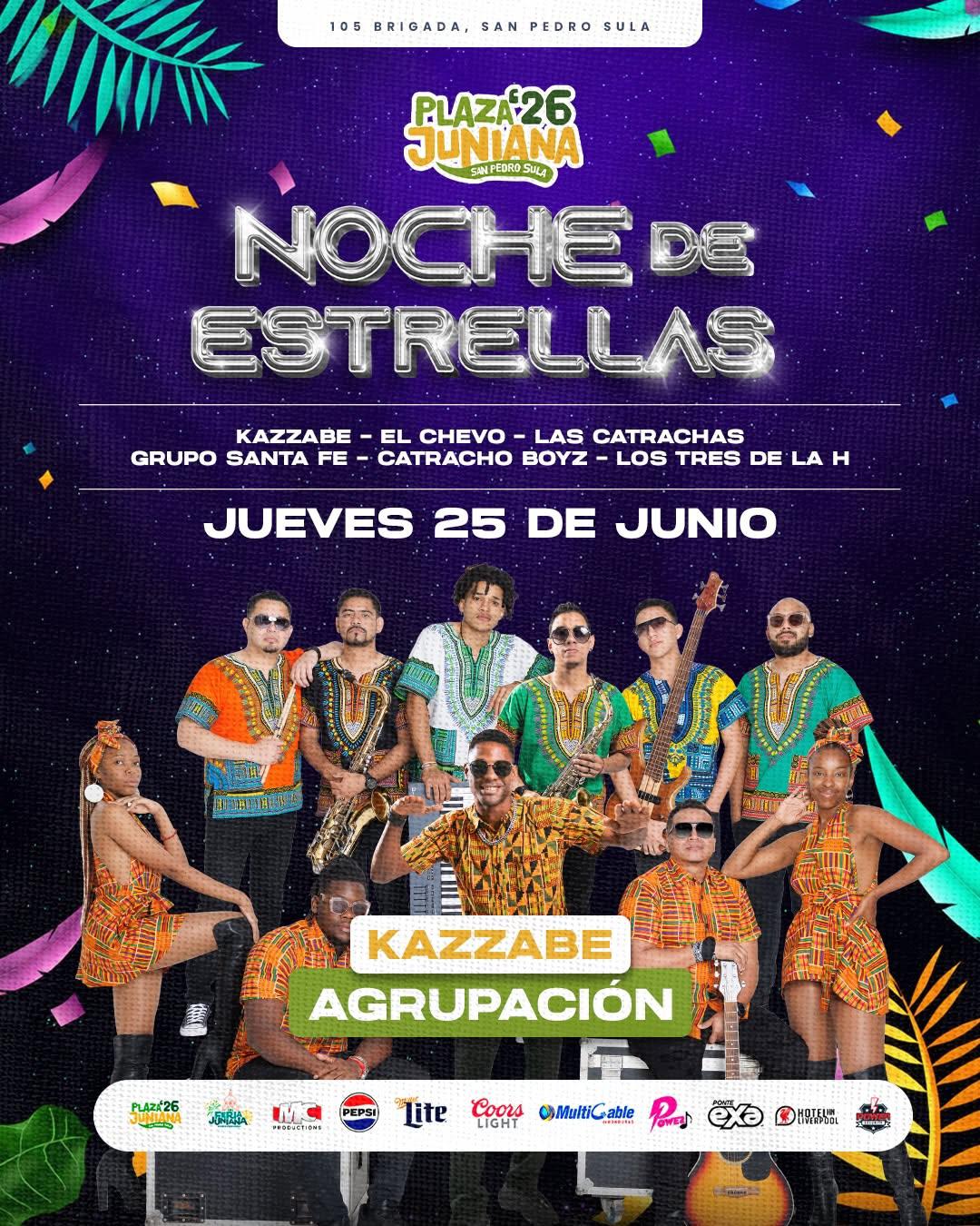 Disfrute de una inolvidable Noche de estrellas en la Plaza Juniana