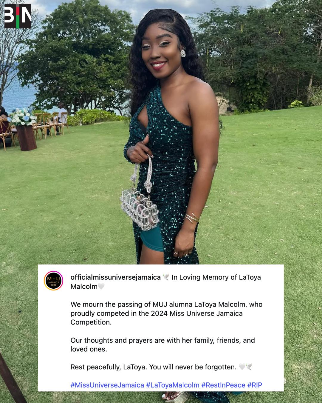LaToya Malcolm, concursante de Miss Universo Jamaica, falleció a los 35 años