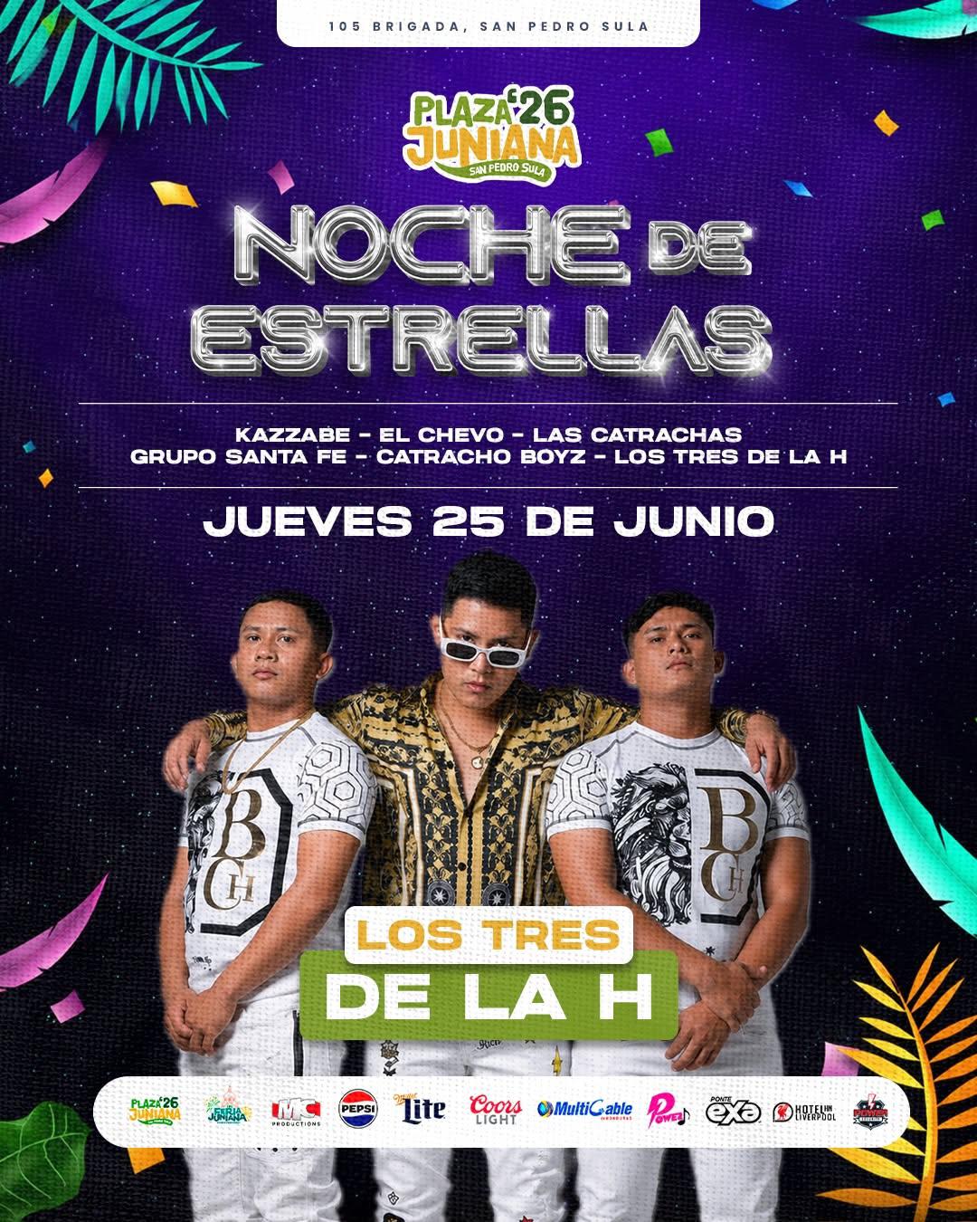 Disfrute de una inolvidable Noche de estrellas en la Plaza Juniana