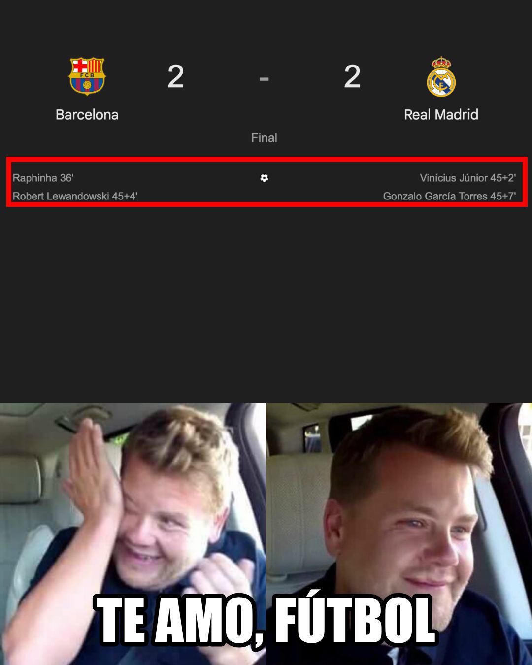 Burlas: memes humillan al Real Madrid tras perder la final vs Barcelona