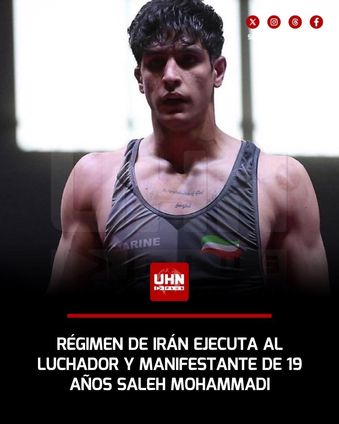 ¡Terrible! Irán ejecuta a deportista y revelan fuerte motivo; hacen petición