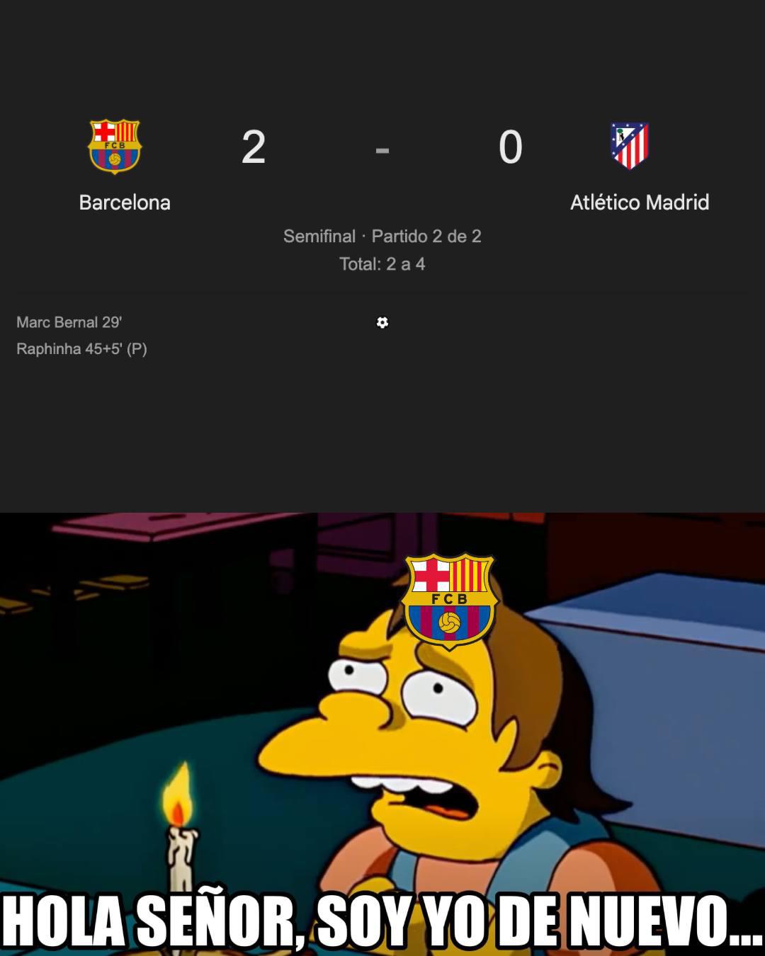 Burlas al Barcelona: los crueles memes tras su eliminación en Copa del Rey