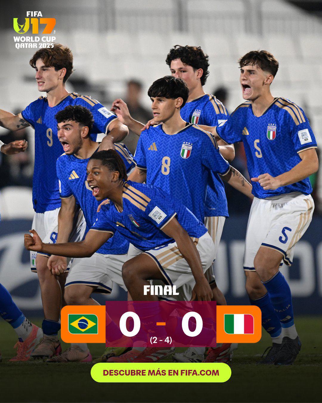 Mundial Sub-17: venció a la sorpresa y hay histórico campeón; golpe a Brasil