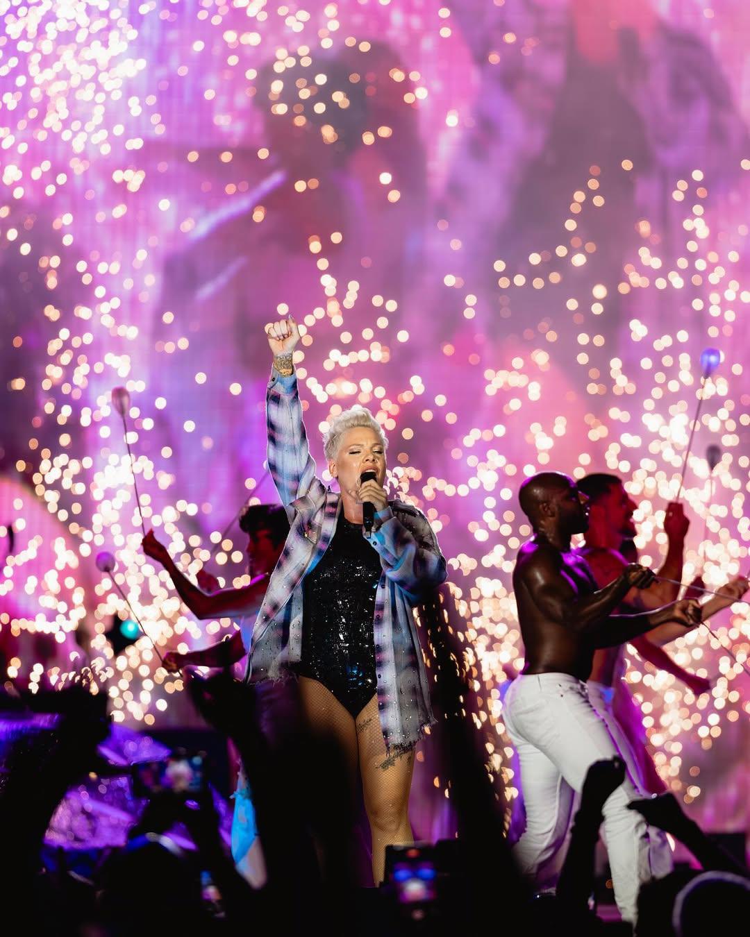 Pink niega rumores de divorcio con Carey Hart