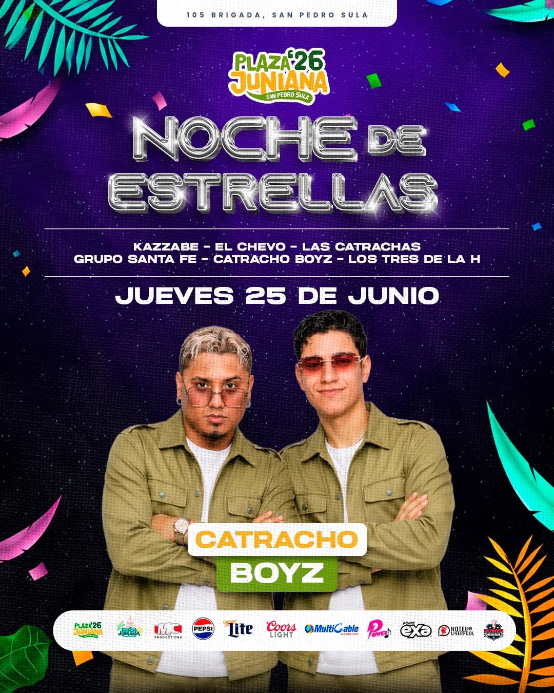 Disfrute de una inolvidable Noche de estrellas en la Plaza Juniana