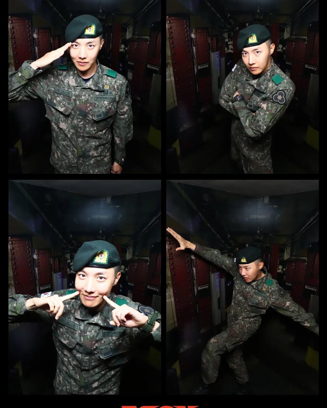 Jin y J-Hope vuelven al ejército para entrenamiento de reservistas