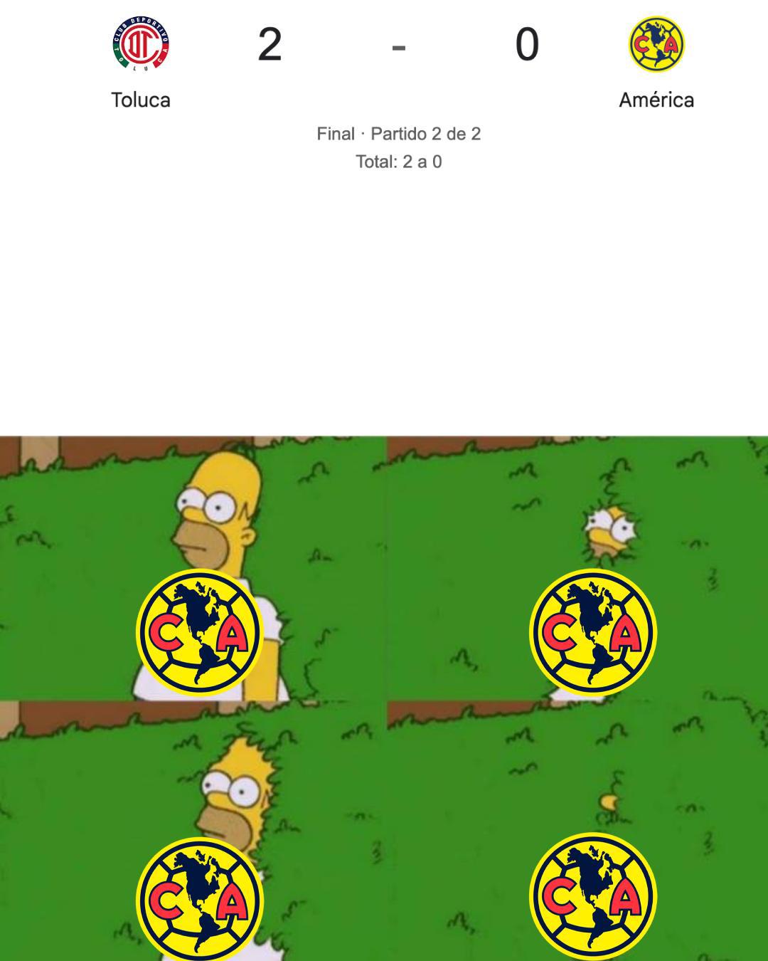 Burlas: Memes humillan al América tras perder la final de Liga MX ante Toluca