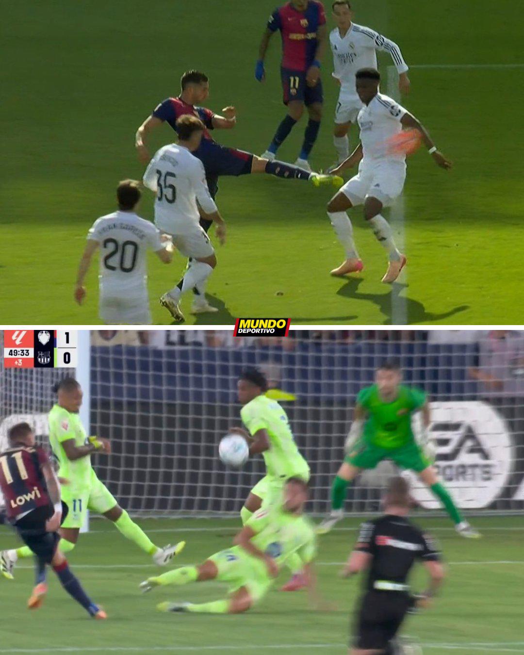 Indignación en Barcelona, polémico penal y revelan lo que pasó con Lewandowski ante Levante