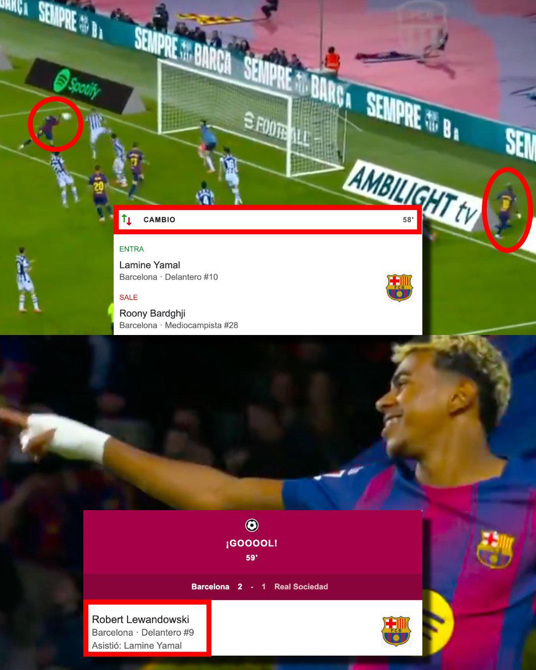 Chico de 17 años debutó con Barcelona y show de Yamal tras perder el Balón de Oro