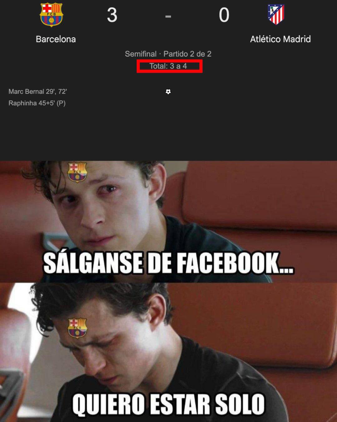 Burlas al Barcelona: los crueles memes tras su eliminación en Copa del Rey