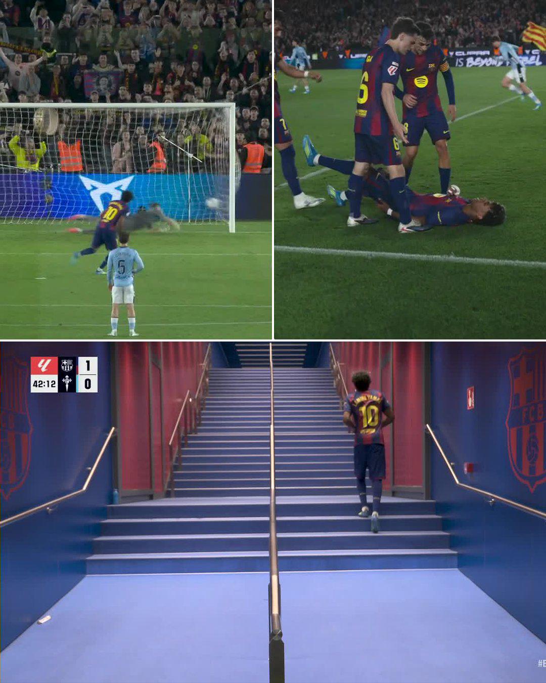 Yamal preocupa al Barcelona y hubo emergencia; hincha da el susto en pleno partido