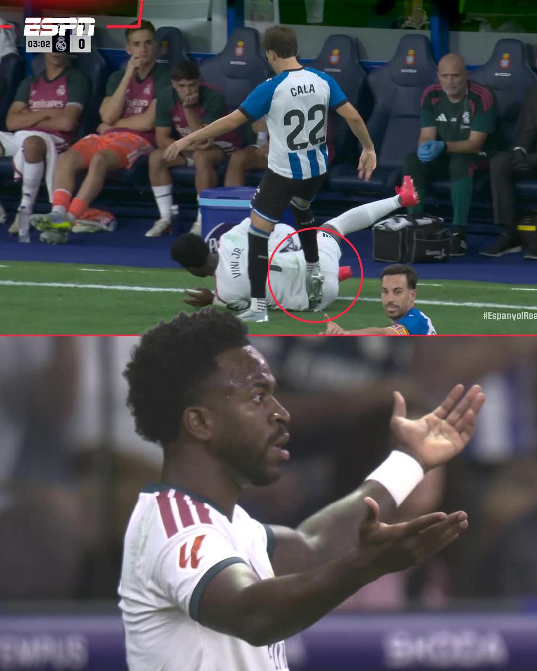 Locura en regreso de Mou, patada a Vinicius, bronca y sorpresivo héroe en Real Madrid