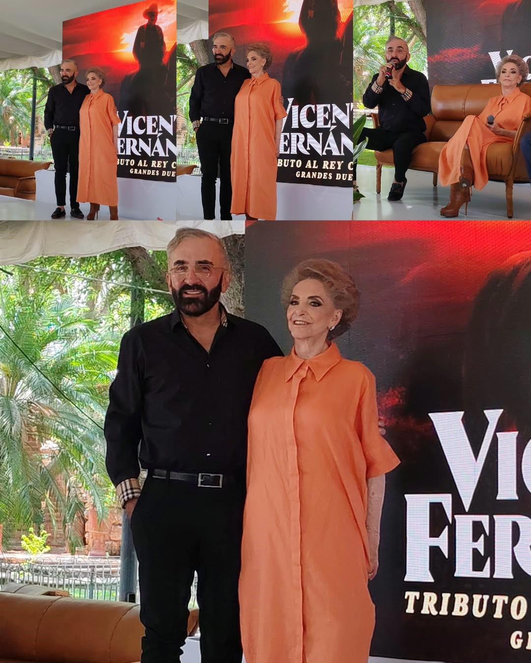 Vicente Fernández Jr. reacciona a críticas por incluir a Nodal y Ángela