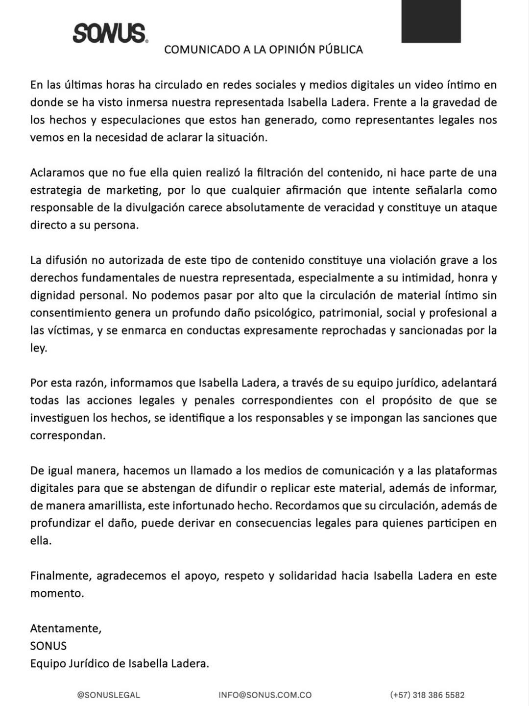 ¿Quién es Isabella Ladera, la influencer envuelta en escándalo con Beéle?