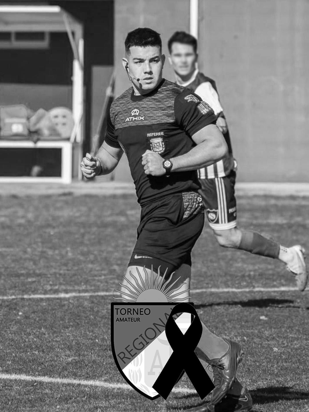 Árbitro murió en accidente; el desgarrador mensaje de su novia tras la noticia