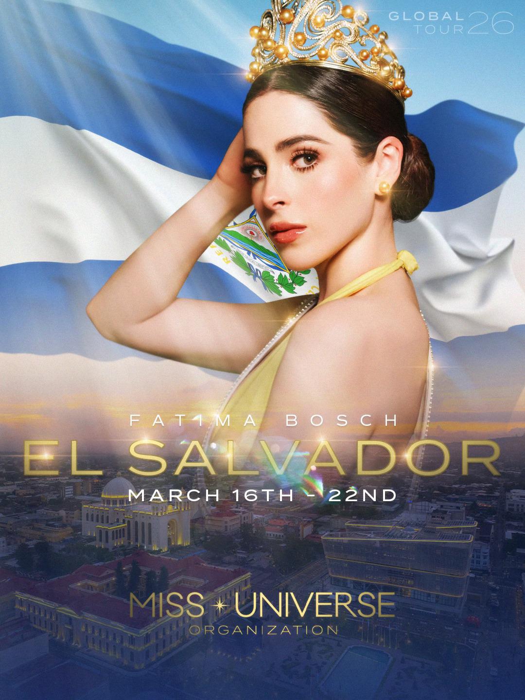 Las mejores fotos de la Miss Universo, Fátima Bosch, en El Salvador