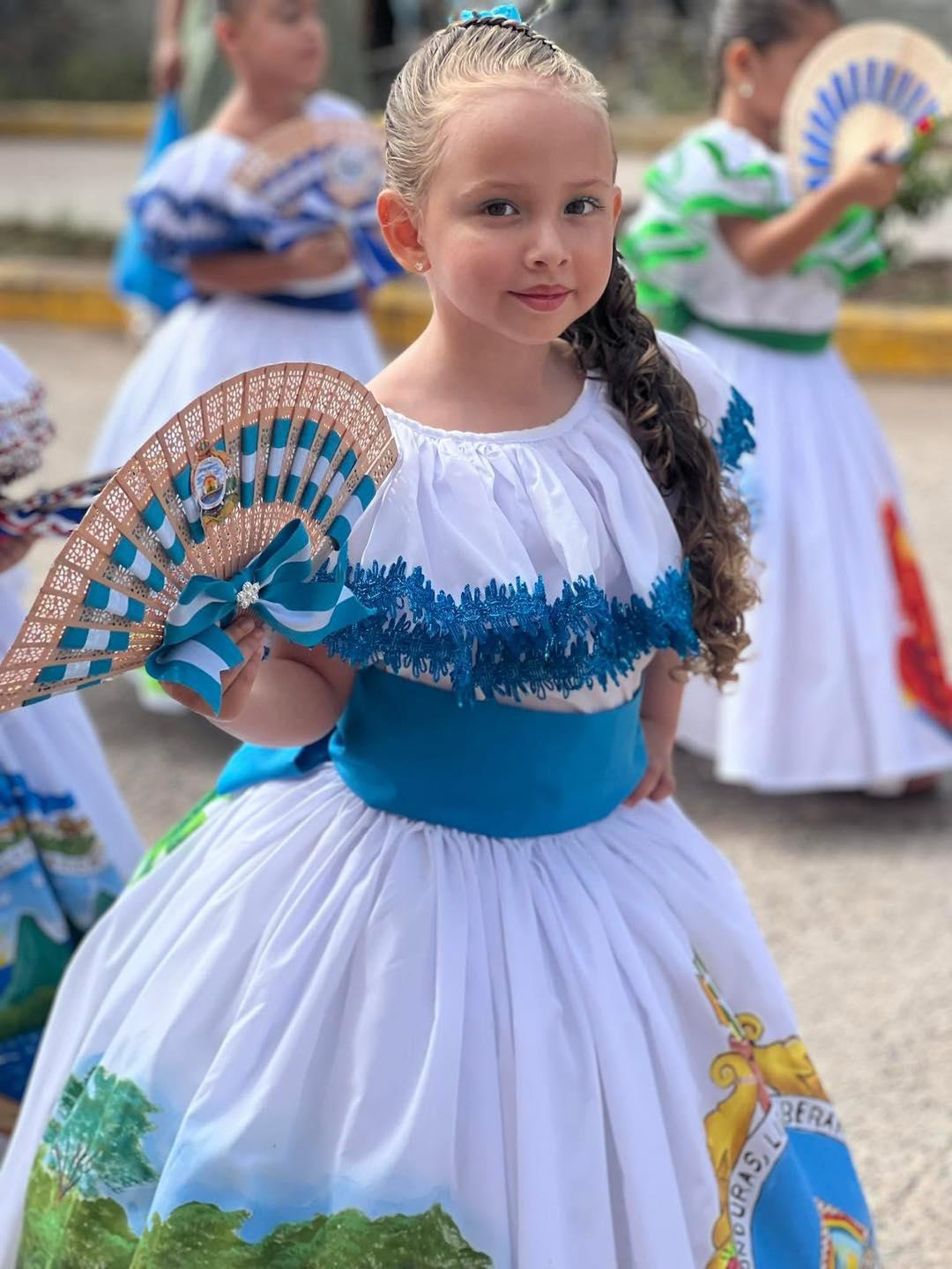 Dara Nazaret, la preciosa niña que conquistó corazones en Olancho