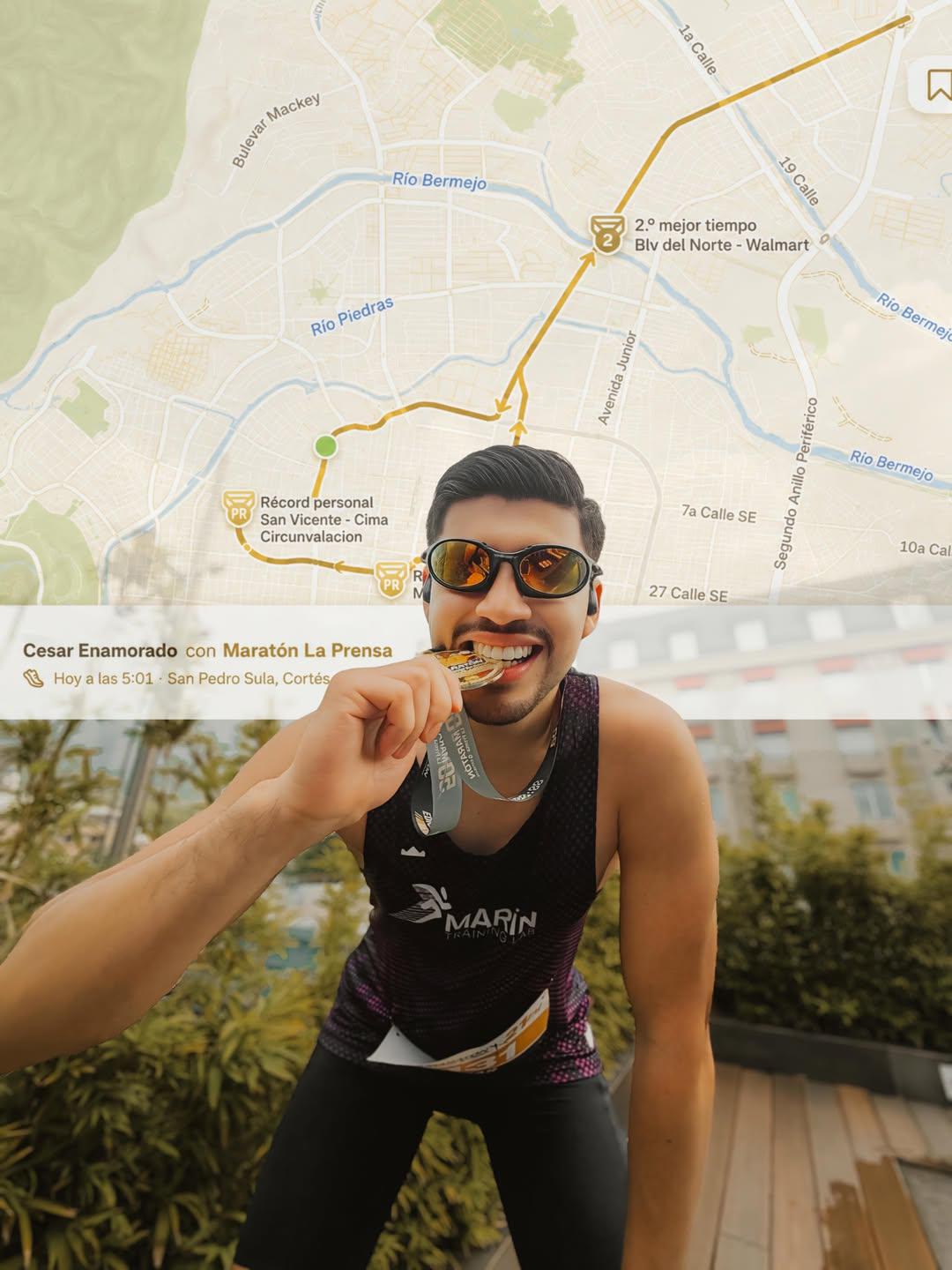 Famosos hondureños corren en la Media Maratón de La Prensa 2026
