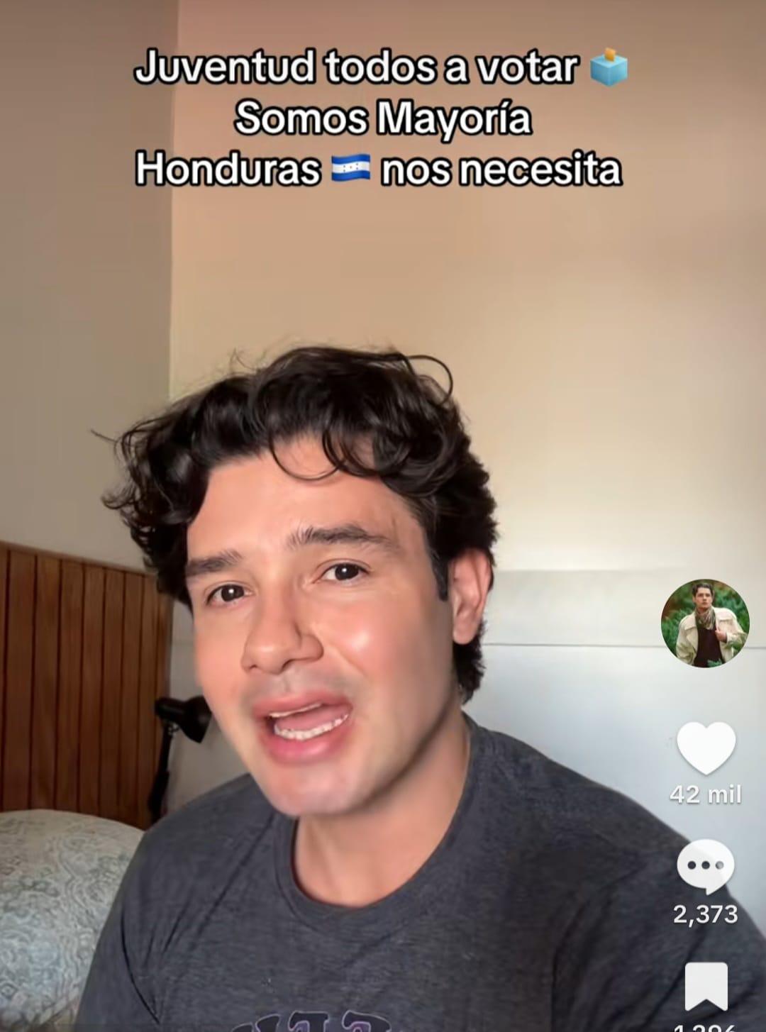 Creadores de contenido hondureños llaman al voto en elecciones 2025