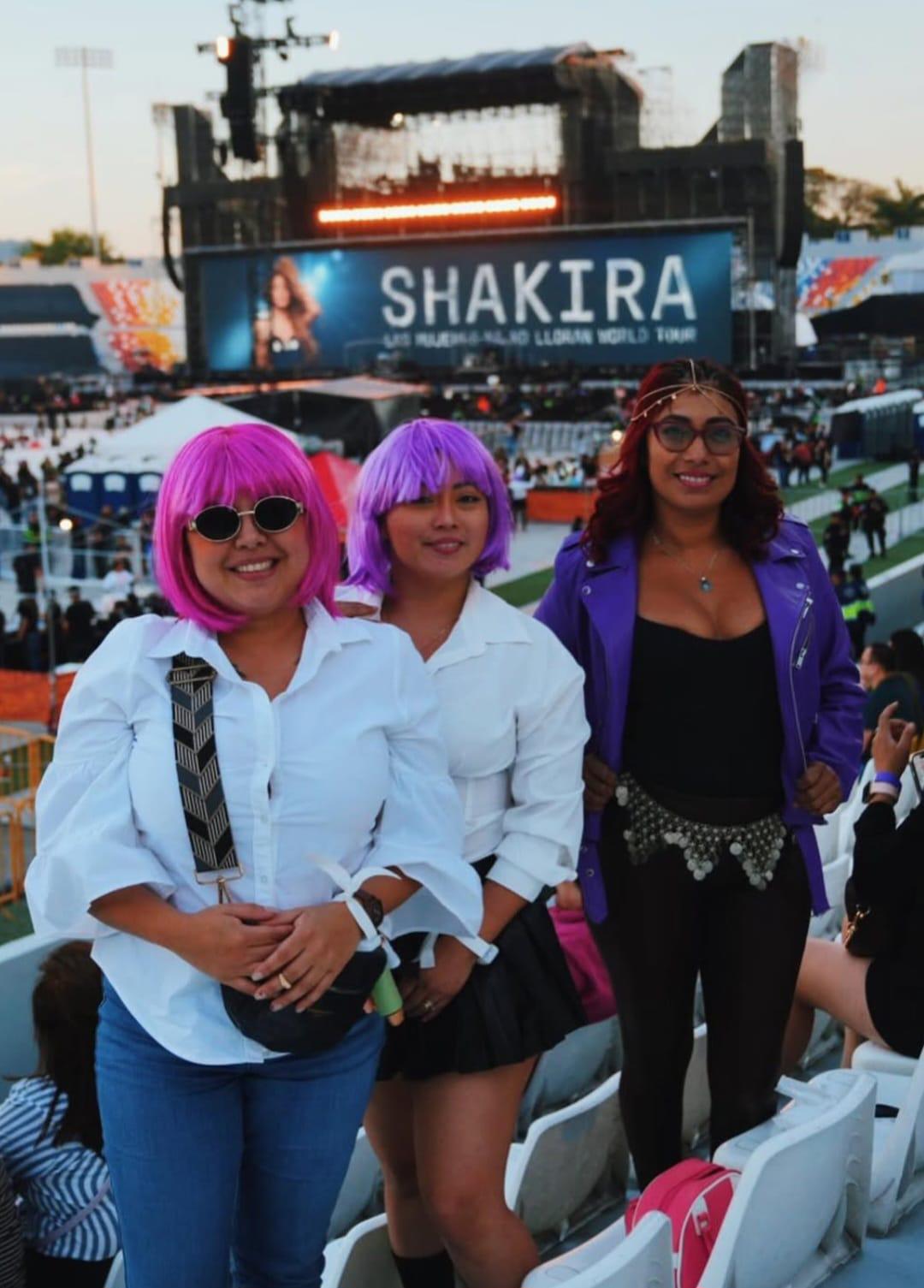 Las fanáticas mejores vestidas en el concierto de Shakira