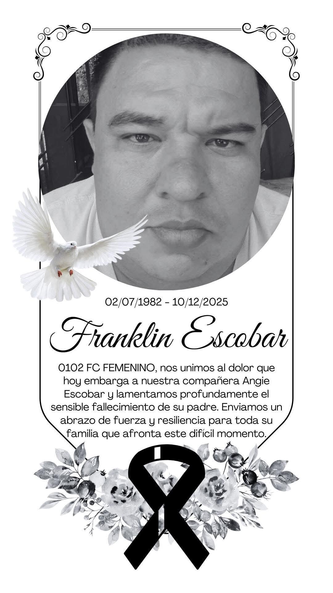Así era Franklin Escobar, el destacado mediocampista del Nacional que murió por obesidad extrema