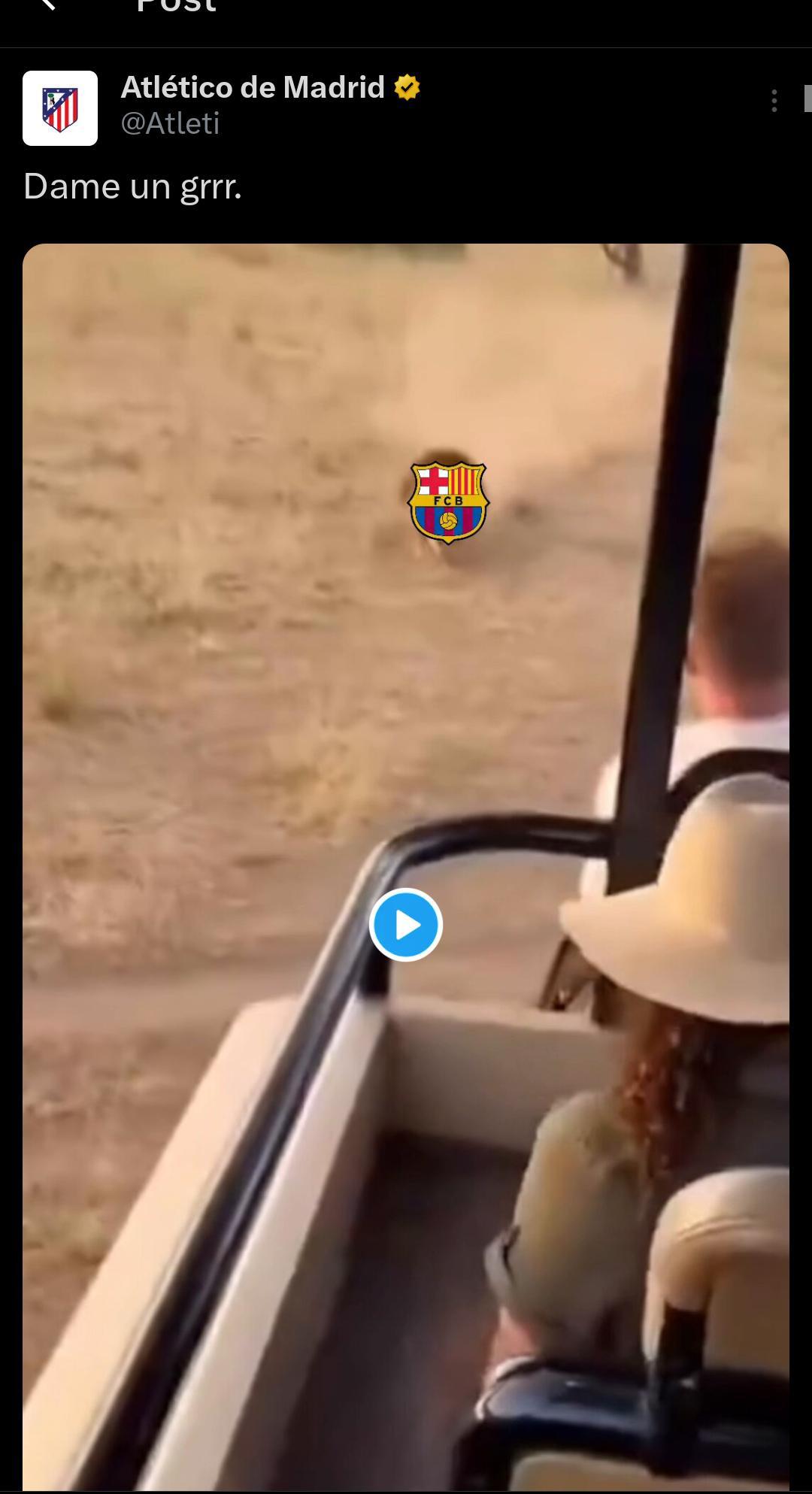 Atlético se burla e indignación en Barcelona: No nos han dejado ganar