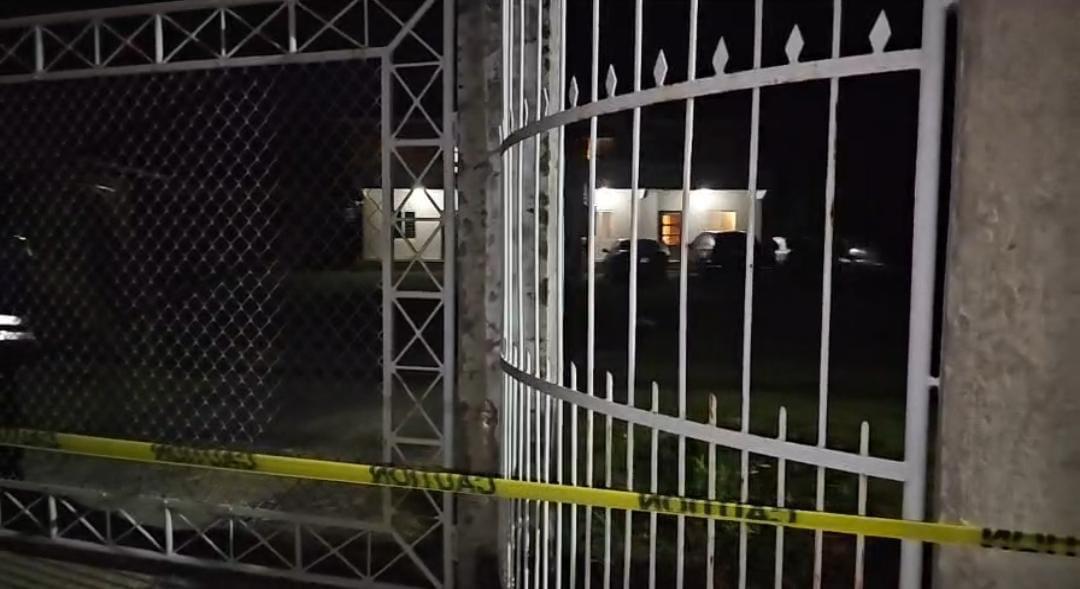 Propiedad en la que encontraron el carro.