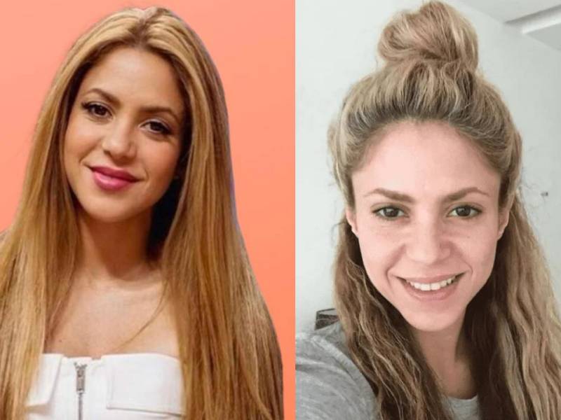 ¿Te has preguntado como se verían las celebridades sin maquillaje? Bueno, en esta fotogalería, podrás verlas gracias a la inteligencia artificial, que es capaz de quitar los retoques y cualquier elemento de las fotos. En esta imagen, puedes ver a Shakira con y sin maquillaje. Con algunas marcas de expresión y pecas, las cuales no le quitan, sino que realzan su belleza.