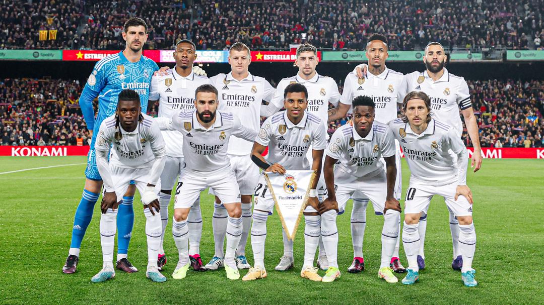 El 11 titular del Real Madrid que le pasó por encima al FC Barcelona en el Spotify Camp Nou.