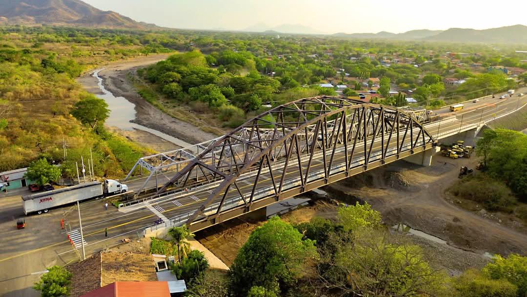 Guacirope, el puente de 160 metros reconstruido en el sur de Honduras