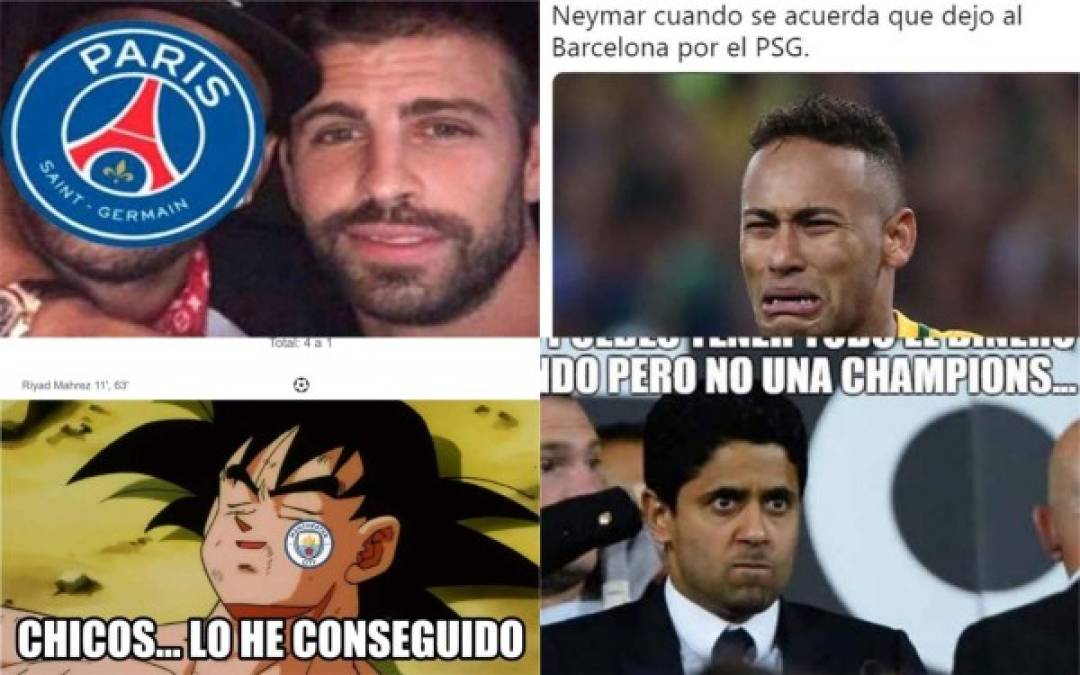PSG encabezado por Neymar fue eliminado en semifinales de Champions League a manos del Manchester City y los memes no podían faltar.