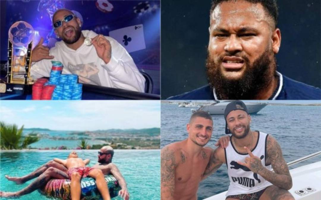 Neymar se encuentra de vacaciones y su estado físico ha desatado todo tipo de comentarios a nivel mundial. Fotos Instagram Neymar y capturas Twitter.