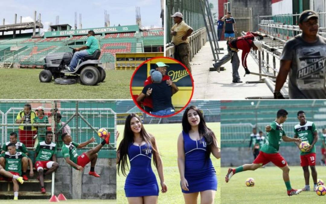 En el estadio Yankel Rosenthal ya hay ambiente finalista y desde este jueves hubo mantenimiento a la chancha, trabajos de pintura, reacondicionamiento de camerinos y la instalación de las graderías portátiles.