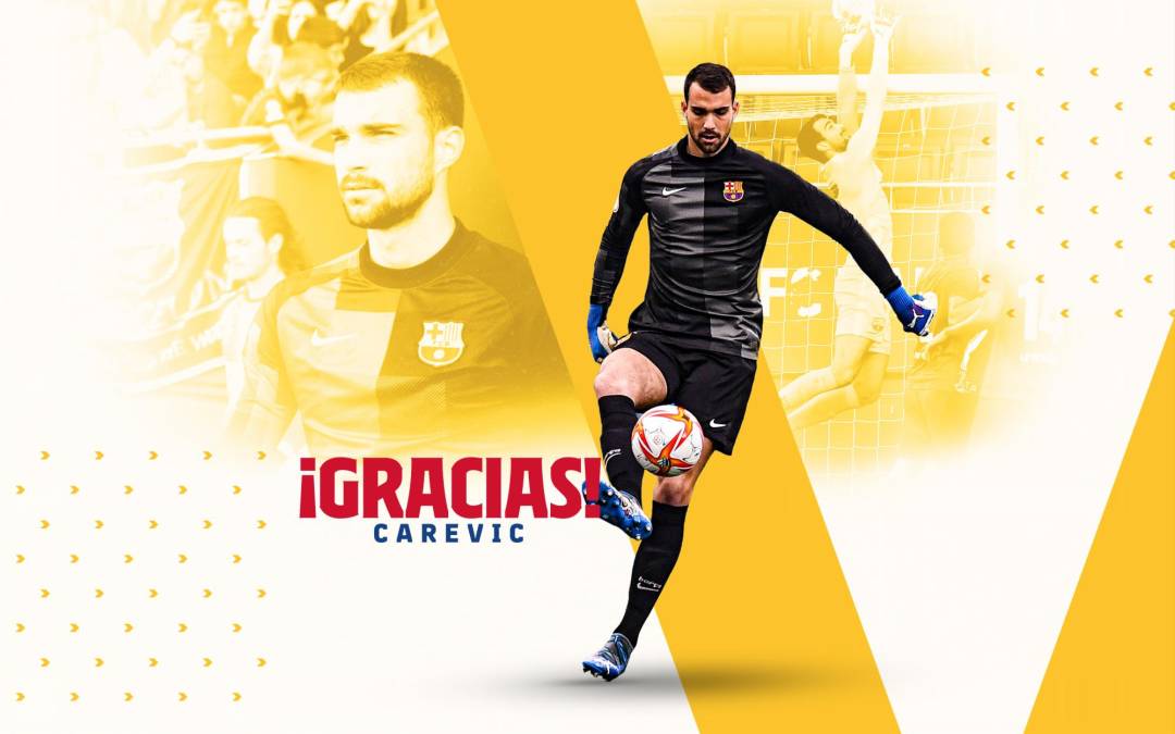 El Barcelona anunció la salida del portero Lazar Carevic rumbo al F.K. Vojvodina del fútbol de Serbia.