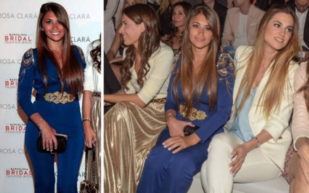 Antonella Roccuzzo, mujer de Lionel Messi, estuvo presente en un importante evento de Barcelona buscando el vestido ideal para la gran boda con el astro argentino.