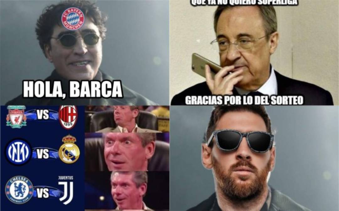 Se han definidos los grupos de la Champions League y las redes sociales han estallado con ingeniosos memes. El Barcelona es objeto de burla ya que se enfrentará al Bayern Múnich.