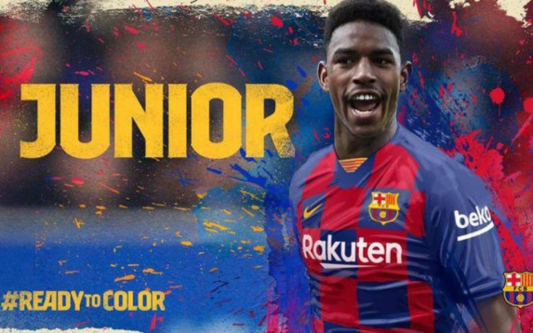 El FC Barcelona anunció el fichaje del joven lateral izquierdo hispano-dominicano del Betis, Junior Firpo para las próximas cinco temporadas, como alternativa a Jordi Alba en esa banda. 'El jugador firmará contrato con el club para las próximas 5 temporadas, hasta el 30 de junio de 2024, con una cláusula de rescisión de 200 millones de euros', informó el club catalán.