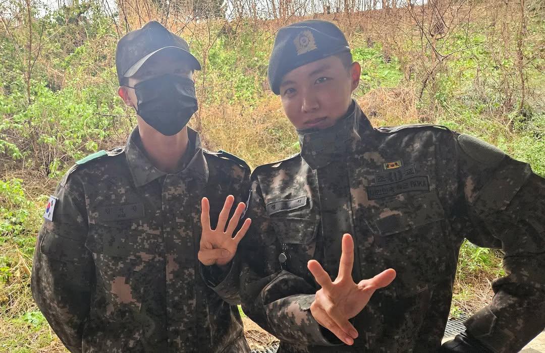 Jin y J-Hope vuelven al ejército para entrenamiento de reservistas