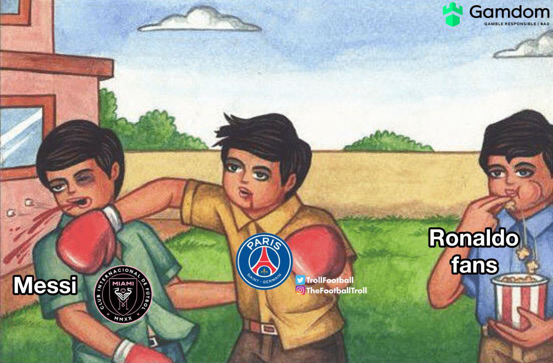 Messi es víctima de burlas: los crueles memes tras goleada del PSG al Inter Miami