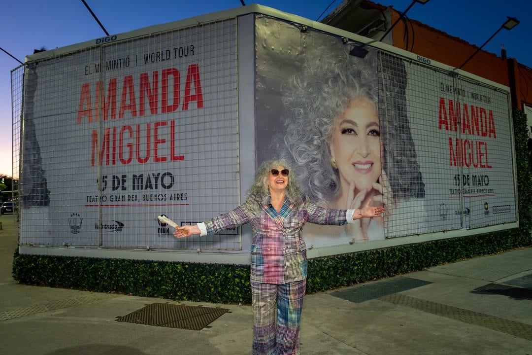 Así luce Amanda Miguel a sus 70 años recién cumplidos