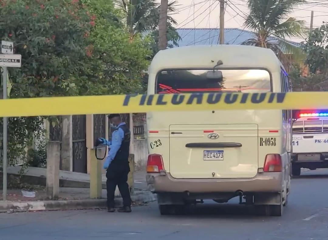 <i><b>Lugar. El bus se dirigía al sector López Arellano de Choloma.</b></i>