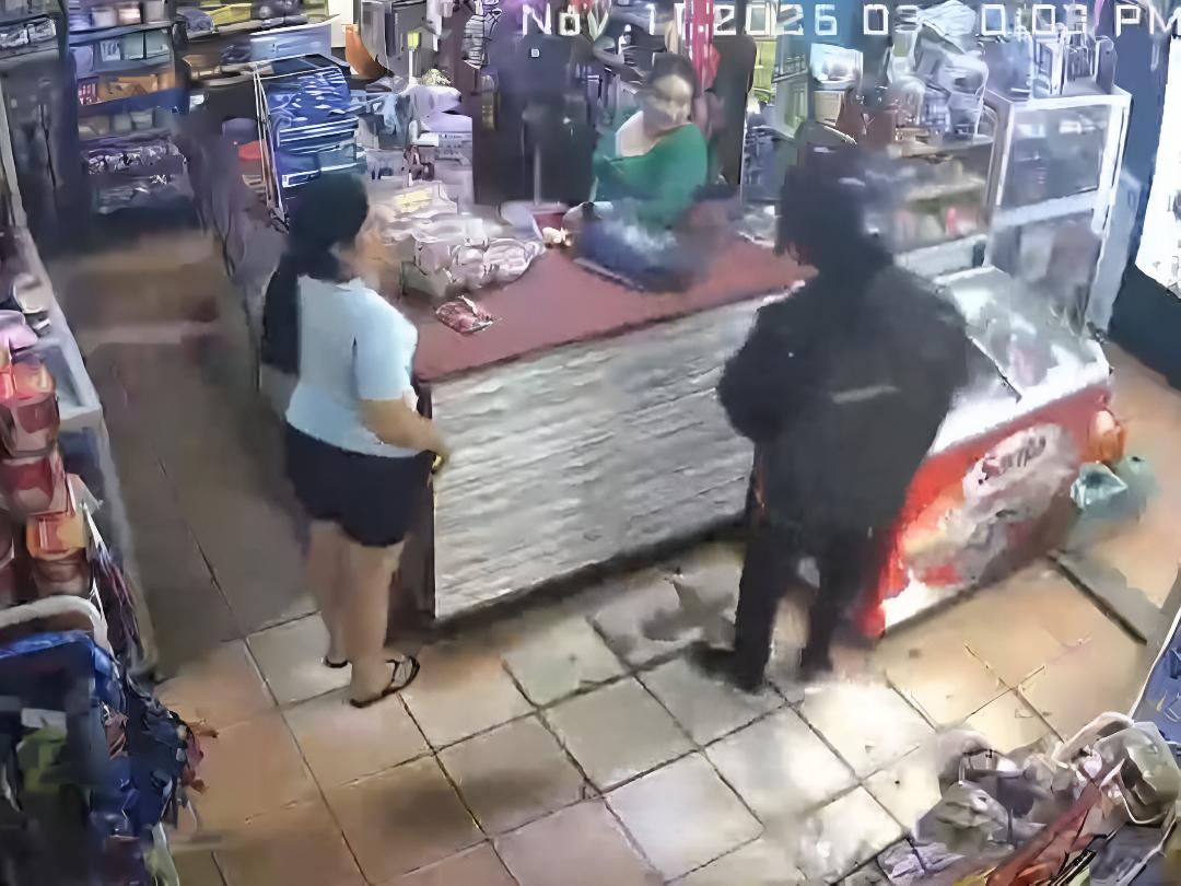 Violento asalto en mercadito de SPS: Así actuó el ladrón