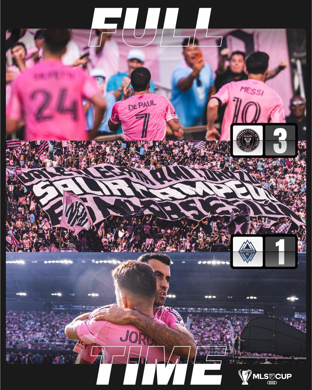 Messi e Inter Miami despiden a leyendas, cruce con Müller y David Ruiz presente