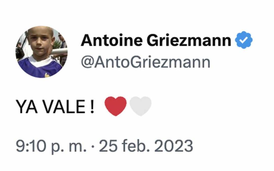 “Ya vale”. Antoine Griezmann también se pronuncia después del derbi en el Bernabéu.