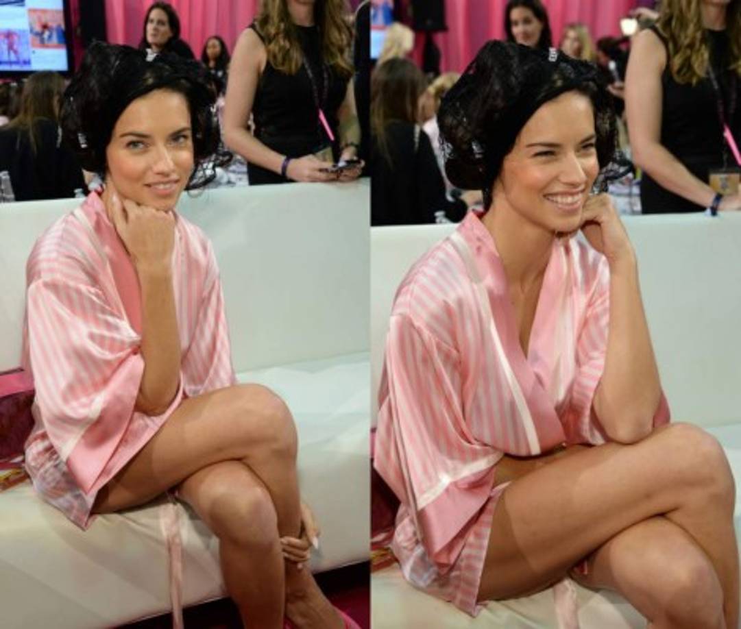 Adriana Lima sin maquillaje se ve totalmente distinta.